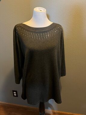 Cable & Gauge Black Knit Sweater